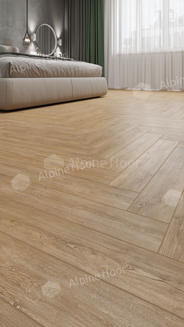 Ламинат Alpine Floor Herringbone LF102-03 Дуб Фландрия