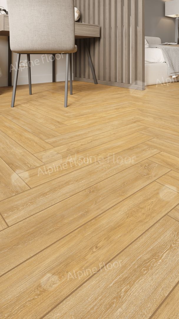 Ламинат Alpine Floor Herringbone LF102-04 Дуб Тулуза