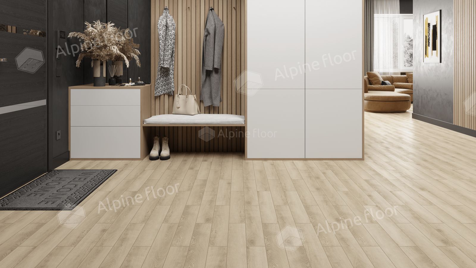 Ламинат Alpine Floor Herringbone LF102-08 Дуб Орлеан