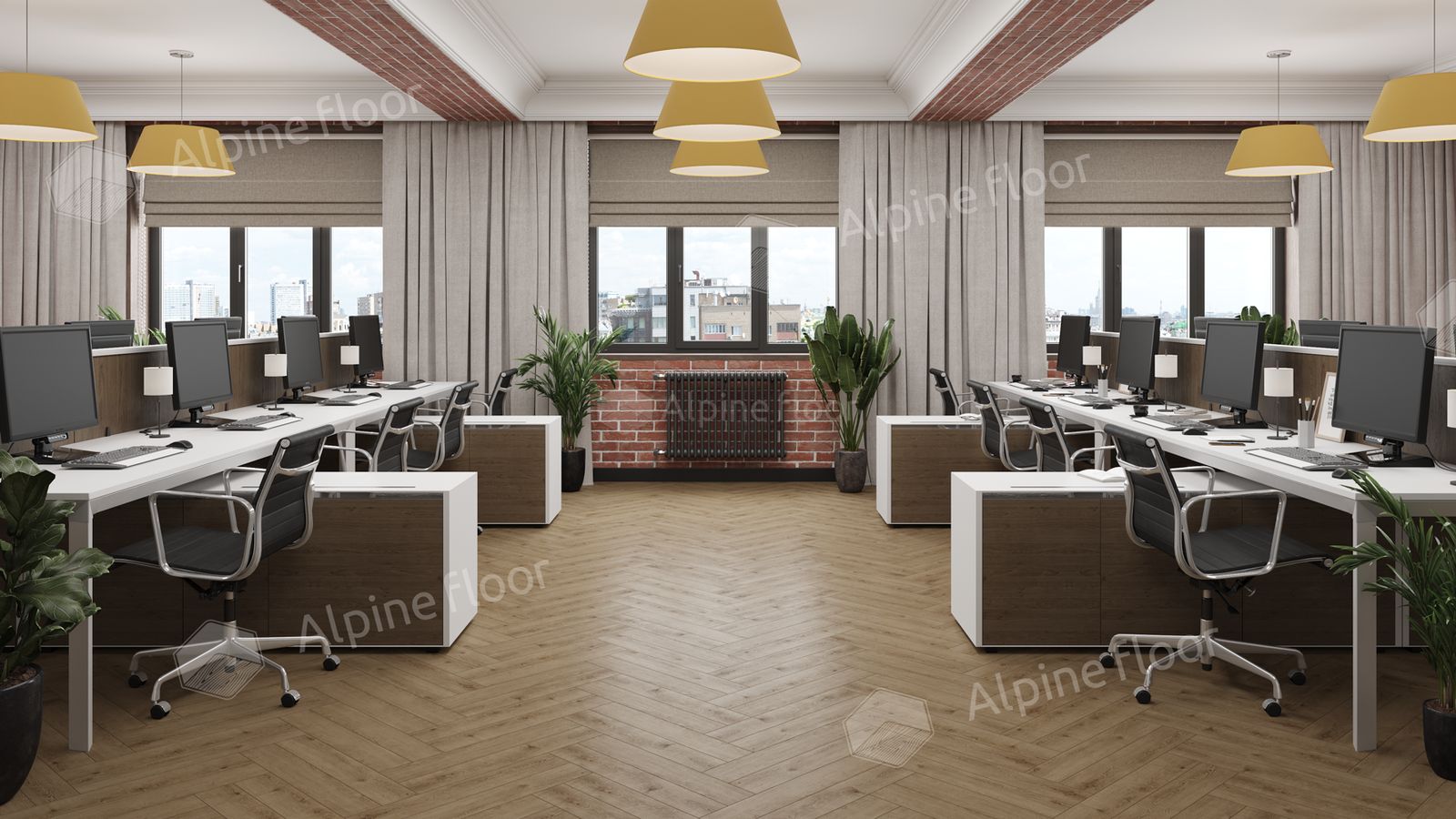Ламинат Alpine Floor Herringbone 12 Pro Дуб Прованс LF106-07