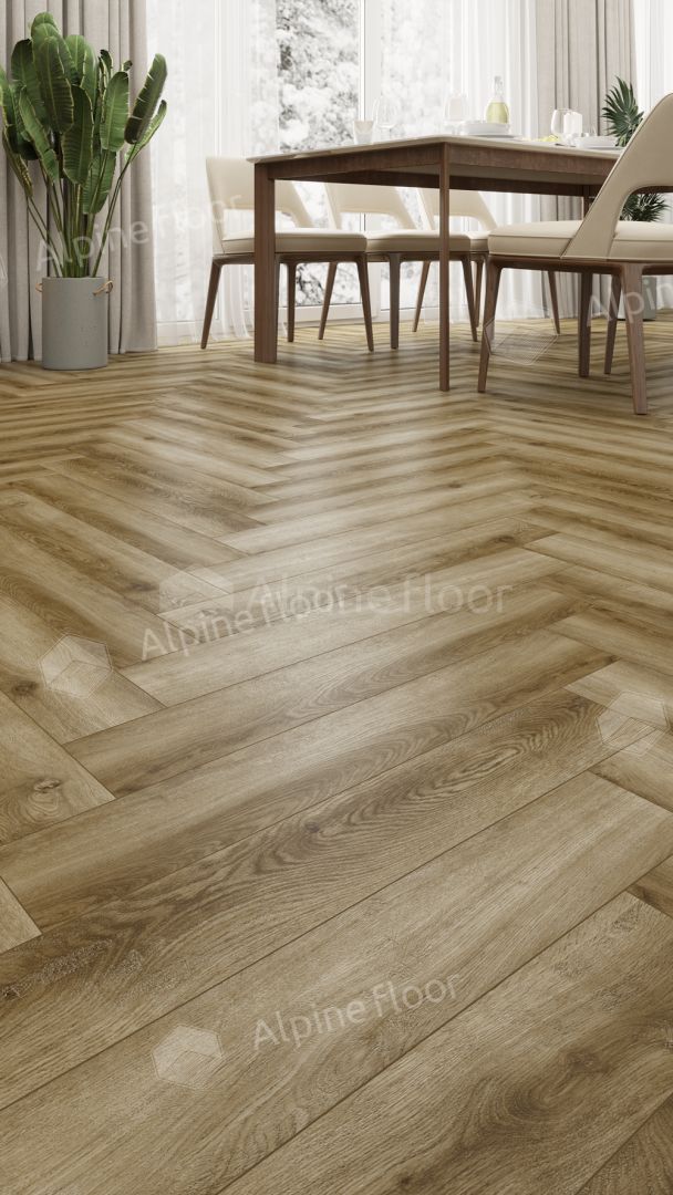 Ламинат Alpine Floor Herringbone 12 Pro Марсель LF106-09