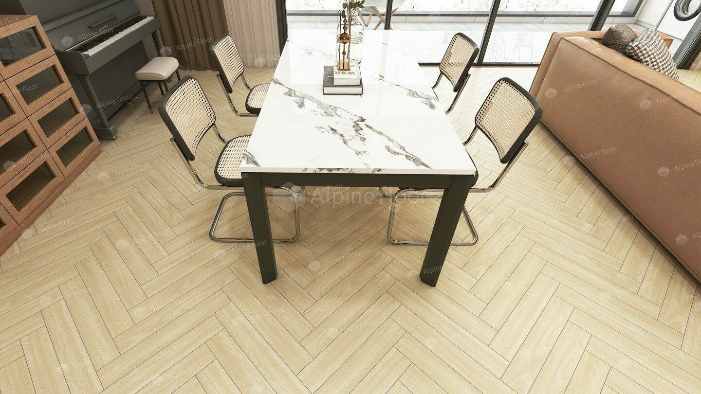 Ламинат Alpine Floor Herringbone LF107-05 Дуб Тоскана