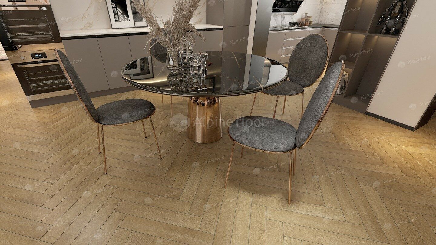 Ламинат Alpine Floor Herringbone Дуб Молизе LF 105-08
