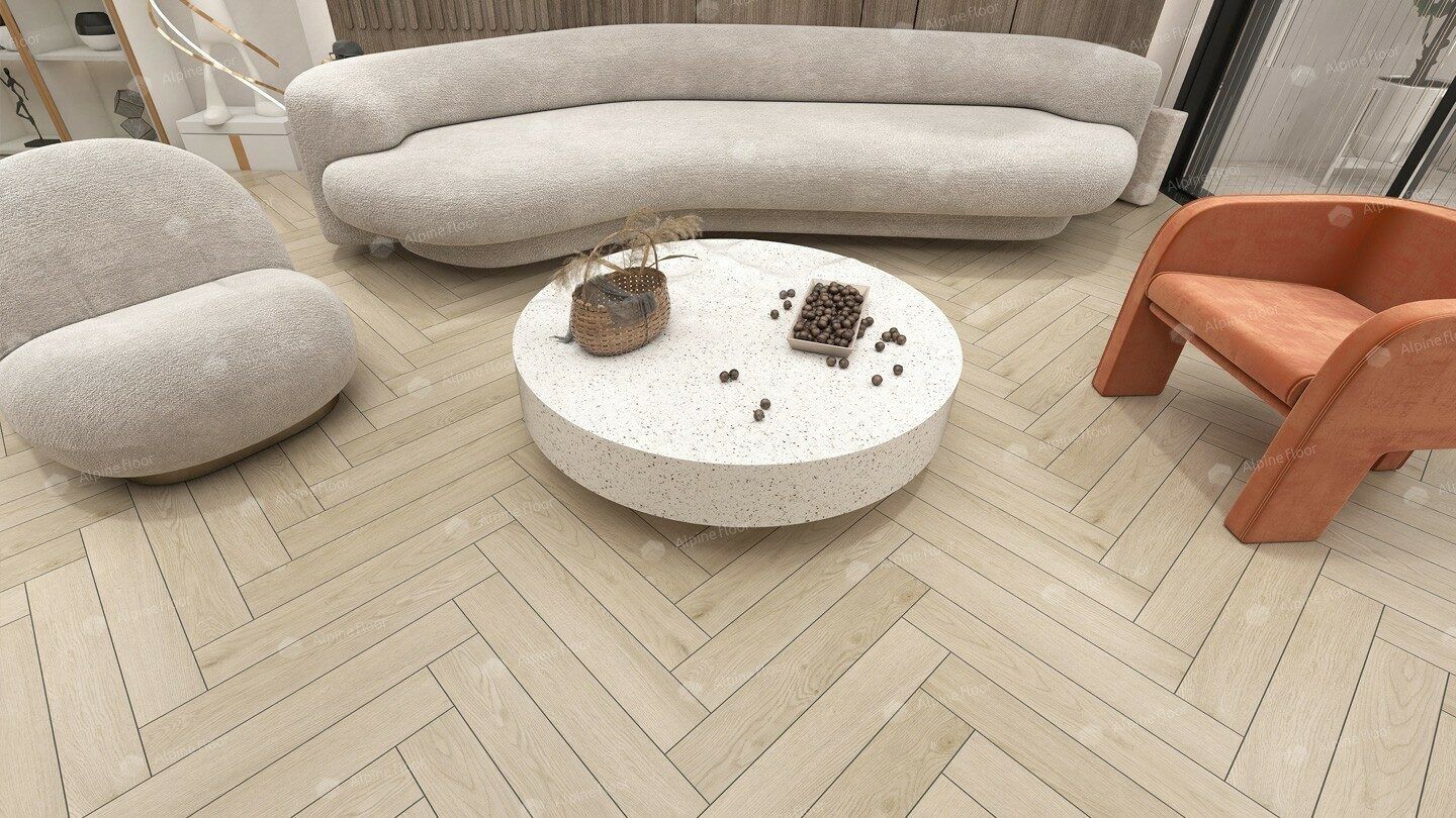 Ламинат Alpine Floor Herringbone Дуб Сардиния LF 105-02