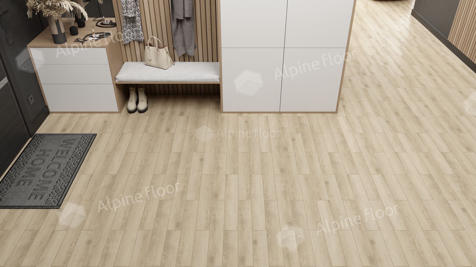 Ламинат Alpine Floor Herringbone 12 Pro Орлеан LF106-08